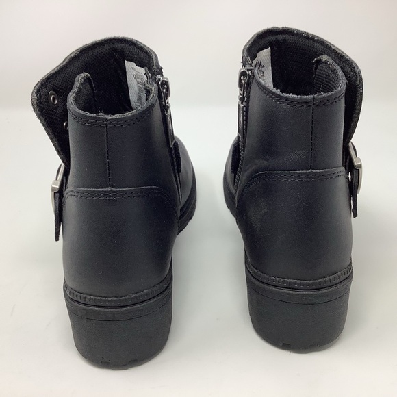 Milwaukee Women's Black "Capri" Motorcycle Riding Boots - Picture 3 of 9